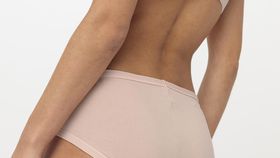 hessnatur Damen Panty Low Cut PURE BALANCE aus Bio-Baumwolle und Tencel™ Modal - rosa - Größe 34