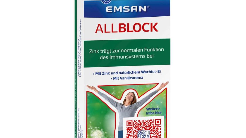Gratisgeschenk: Emsan Allblock Probe, 4 Lutschtabletten