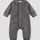 hessnatur Baby Wollwalk-Overall mit Jerseyfutter aus Bio-Merinowolle - lila - Größe 62/68
