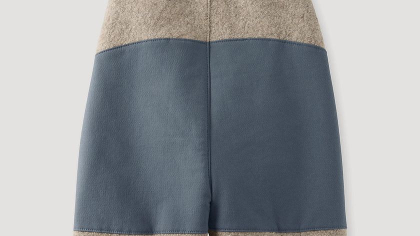 hessnatur Baby Walkhose aus Bio-Merinowolle mit Nature Shell - grau - Größe 74/80