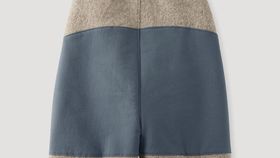 hessnatur Baby Walkhose aus Bio-Merinowolle mit Nature Shell - grau - Größe 74/80
