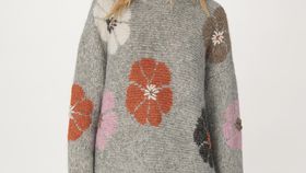 hessnatur Damen WUNDERKIND X HESSNATUR Pullover aus Alpaka mit Bio-Baumwolle - grau - Größe M