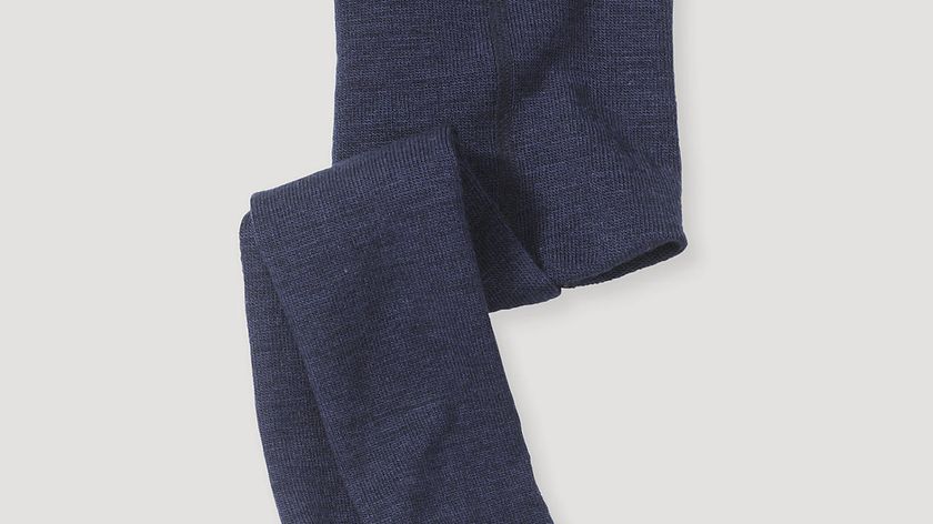hessnatur Baby Woll-Strumpfhose aus Bio-Merino- mit Bio-Baumwolle - blau - Größe 86/92