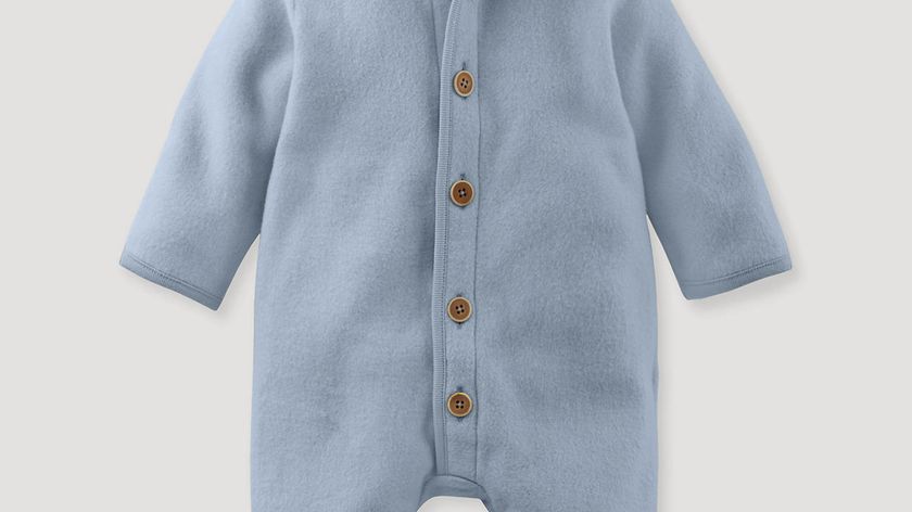 hessnatur Baby Softfleece Overall Regular aus Bio-Baumwolle - blau - Größe 74/80
