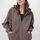 hessnatur Loungewear Softfleece Jacke Relaxed ACTIVE COMFORT aus Bio-Baumwolle - lila - Größe L