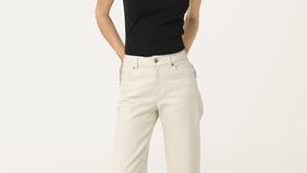 hessnatur Damen Jeans Barrel Leg aus Bio-Denim mit Hanf - natur - Größe 28/29