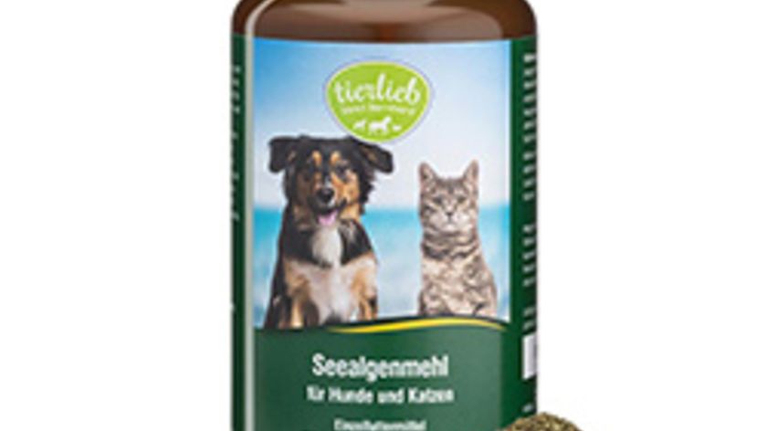 tierlieb Seealgenmehl für Hunde und Katzen