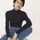 hessnatur Damen Rollkragenshirt aus TENCEL™Modal - schwarz - Größe 42