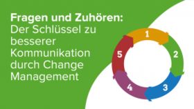 Fragen und Zuhören: Der Schlüssel zu besserer Kommunikation durch Change Management