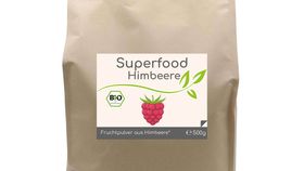 Superfood Himbeerpulver bio 500g Vorratsbeutel