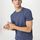 hessnatur Herren T-Shirt Regular PURE COTTON - blau - Größe 52