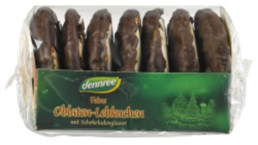 Feine Oblaten-Lebkuchen, schokoliert