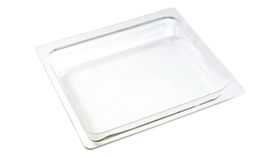 Quadratisches Glas-Backblech universal für Ofen und Tisch