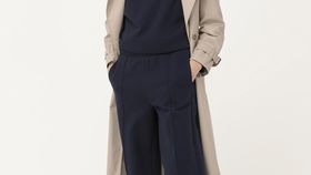 hessnatur Loungewear Sweathose aus Bio-Baumwolle - blau - Größe 44