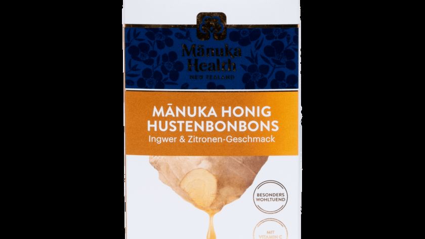 Manuka-Honig Lutschbonbons, Ingwer & Zitrone, 100g