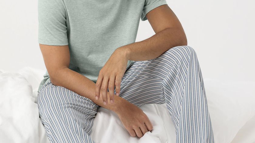hessnatur Herren Pyjamahose aus Bio-Baumwolle - blau - Größe 48