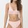 hessnatur Damen Ripp-Taillenslip High Waist aus Bio-Baumwolle - rosa - Größe 40