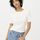 hessnatur Damen Kurzarm-Shirt aus Bio-Baumwolle - weiß - Größe 42