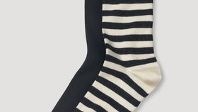 hessnatur Herren-Socken im 2er-Pack aus Bio-Baumwolle - blau - Größe 40-42