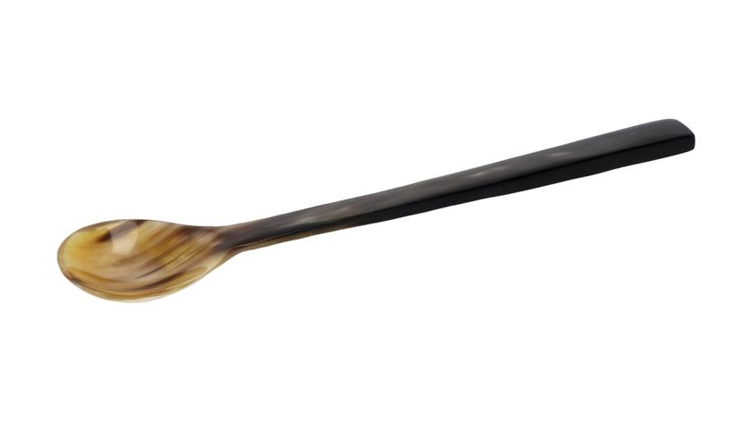 Babylöffel aus Horn, 17 cm - BPA frei, ungiftig & allergenfrei