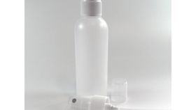 50 ml leere Sprühflasche in HDPE inkl. Pumpe und Zerstäuber (Sprühkopf)