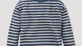 hessnatur Kinder Leichtes Sweatshirt Relaxed aus Bio-Baumwolle - blau - Größe 134/140