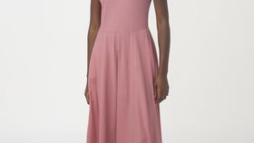 hessnatur Damen Jersey-Kleid aus Bio-Baumwolle - rosa - Größe 38
