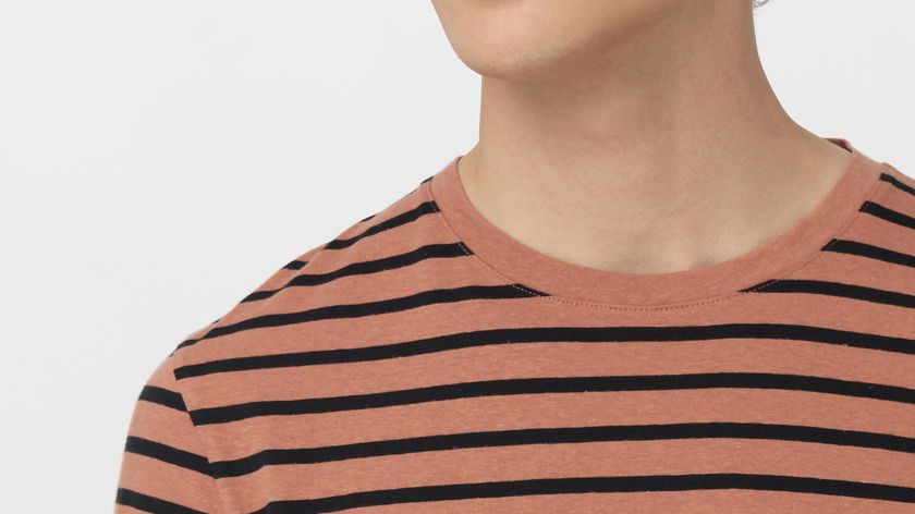 hessnatur Herren Ringel-Shirt aus Bio-Baumwolle mit Hanf - braun - Größe 56