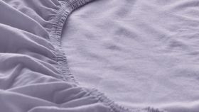 hessnatur Jersey-Spannbetttuch aus Bio-Baumwolle - lila - Größe 180x200 cm