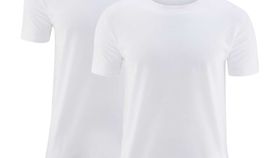 Living Crafts Herren Basic T-Shirts aus Bio Baumwolle - Doppelpack