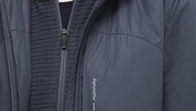 hessnatur Damen-Outdoor Kapuzen-Jacke Nature Shell - blau - Größe 48