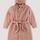hessnatur Baby Musselin Kinder-Bademantel aus Bio-Baumwolle - rosa - Größe 110/116