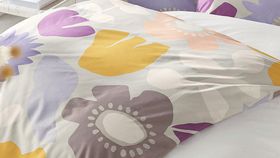 hessnatur Renforcé Bettwäsche-Set MIRA aus Bio-Baumwolle - beige - Größe 155x220 / 80x80 cm