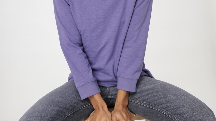 hessnatur Damen Slub Shirt Regular aus Bio-Baumwolle - lila - Größe 48