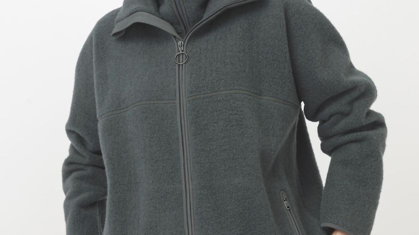 hessnatur Damen Wollfleece Jacke aus Bio-Merinowolle - grün - Größe S