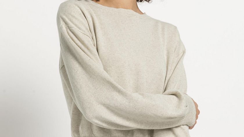 hessnatur Damen Pullover aus Bio-Baumwolle mit Leinen - natur - Größe 34