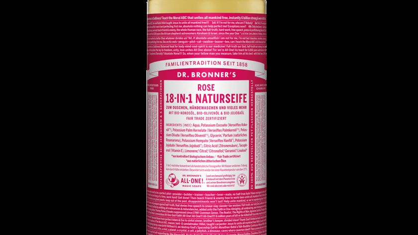Dr. Bronner's 18-in-1 Naturseife, Rose, 945 ml