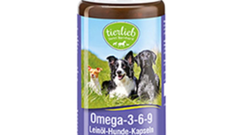 tierlieb Omega-3-6-9-Leinöl-Hunde-Kapseln