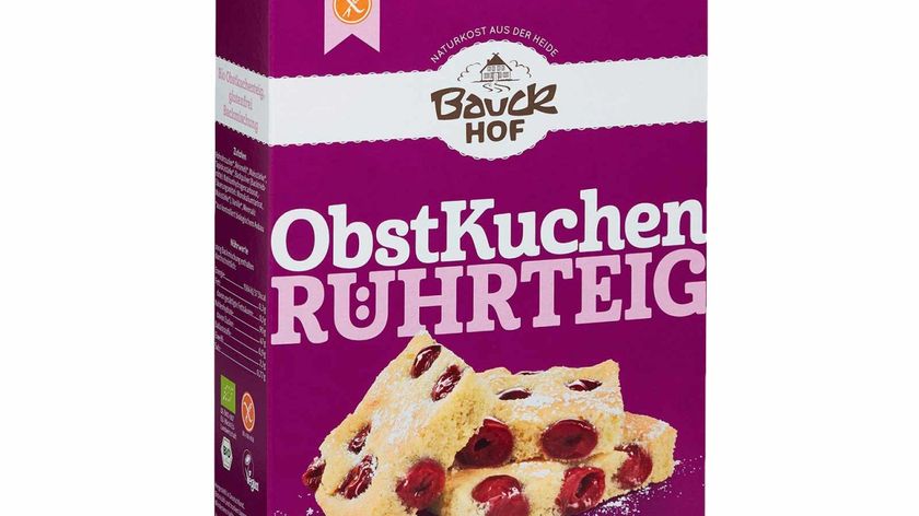 Backmischung Obstkuchenteig für Springform glutenfrei und ohne Ei