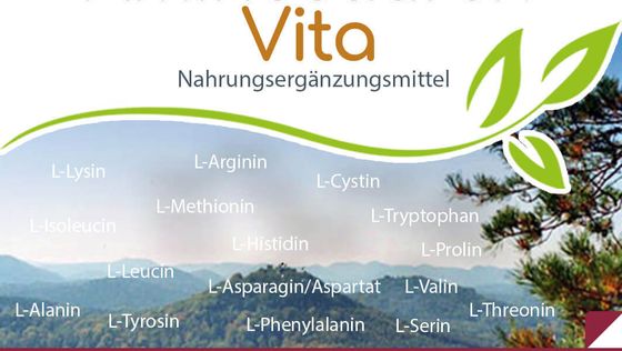 Aminosäuren Vita (natürliche Aminosäuren & Proteine) 400g Vorratsbeutel