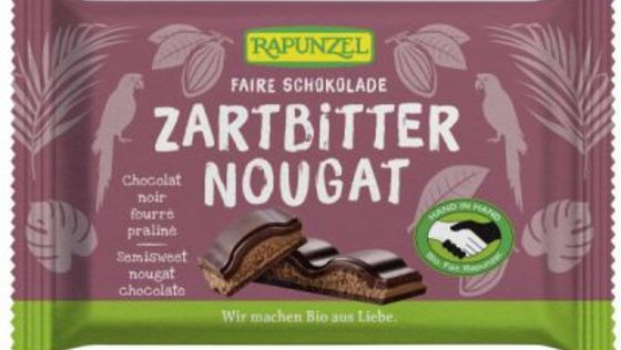 Zartbitter Schokolade Nougat, 100g