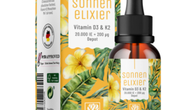 Vitamin D3 & K2 Tropfen Depot mit 20.000 I.E. - Sonnenelixier - 5 Flaschen Sonnenelixier