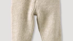 hessnatur Baby Strickleggings aus Bio-Merinowolle mit Alpaka - beige - Größe 86/92