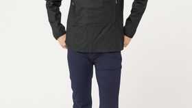 hessnatur Damen-Outdoor Anorak Nature Shell mit Eco-Finish - grau - Größe 48