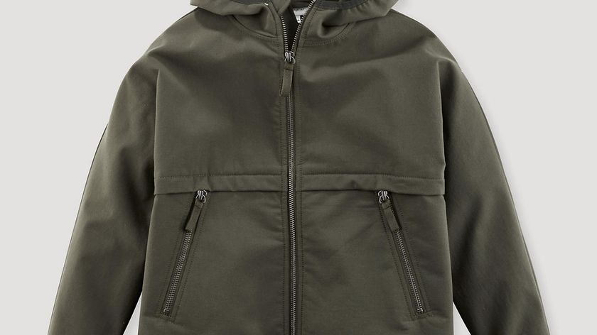 hessnatur Kinder Softshell Jacke aus Bio-Baumwolle - grün - Größe 134/140