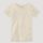 hessnatur Kinder  Kurzarmshirt aus Bio-Baumwolle mit Bio-Schurwolle und Seide - natur - Größe 134/140