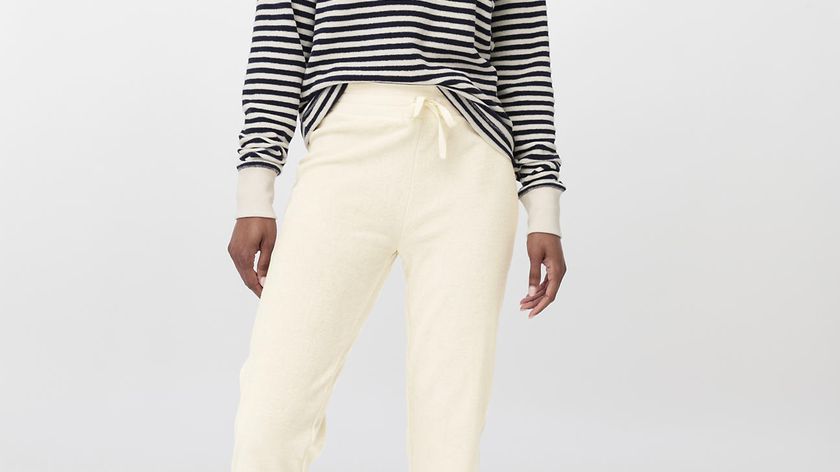 hessnatur Damen Frottee Schlafhose aus Bio-Baumwolle - natur - Größe 48