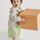 hessnatur Baby Fleece Jacke Regular aus Bio-Baumwolle - beige - Größe 62/68
