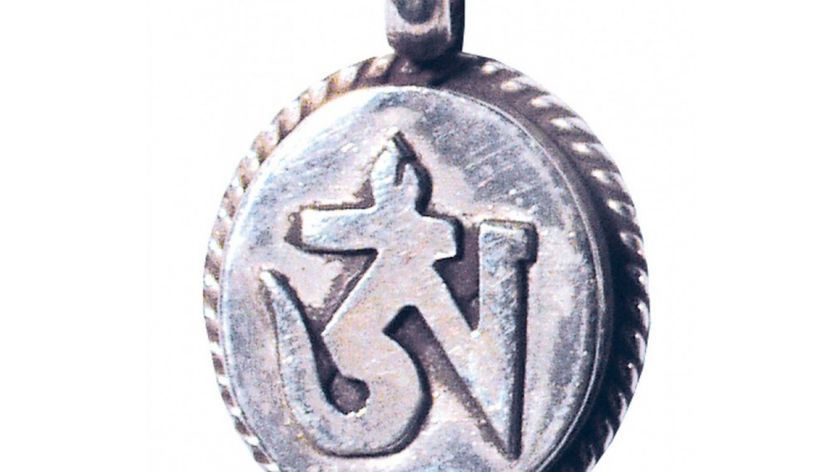 Anhänger "Tibetisches Om" Silber 925 3,6g
