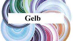 Gravitationswellen Mandala "Jupiter" Gelb 18cm